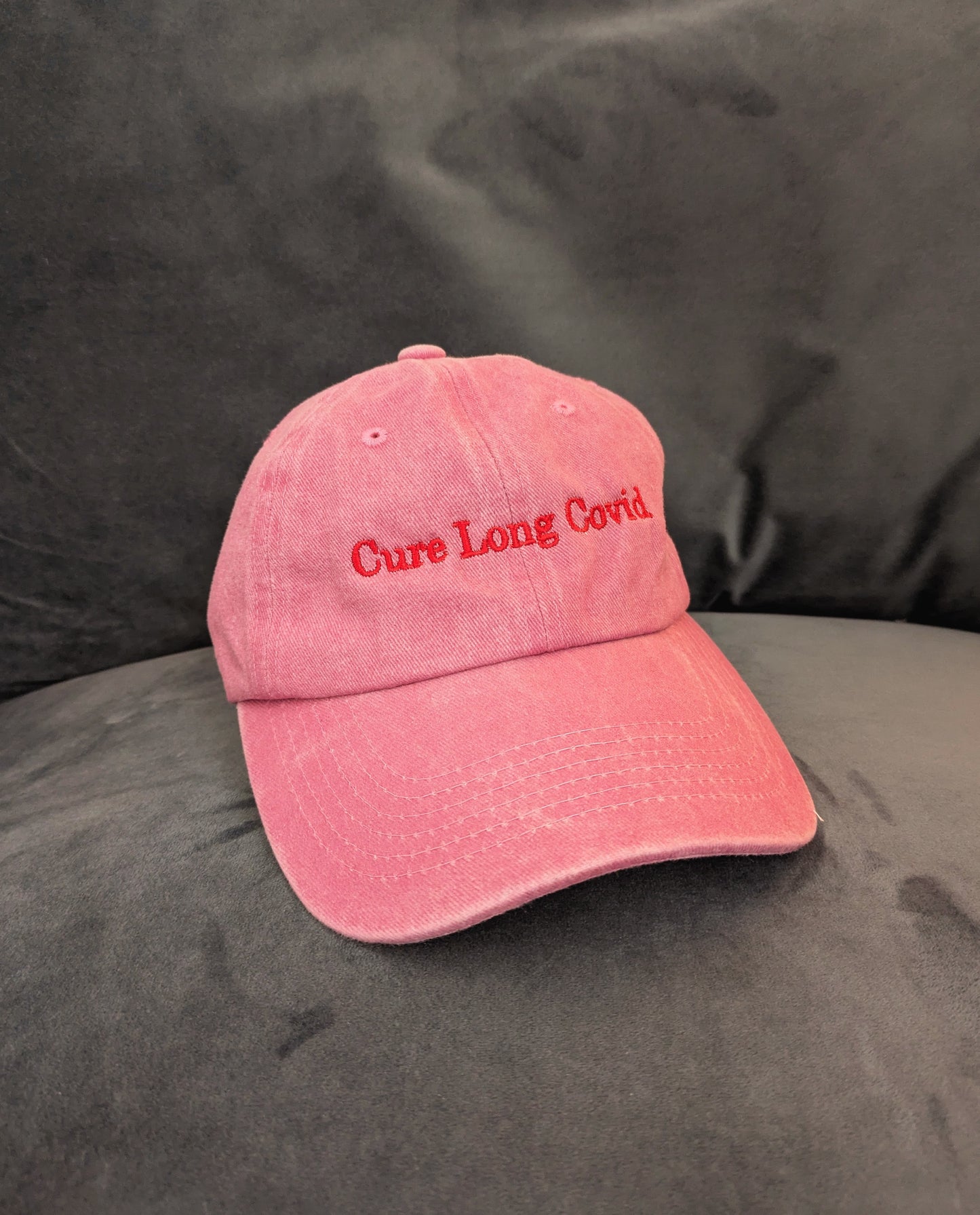 Cure Long Covid Cap - Faded Pink